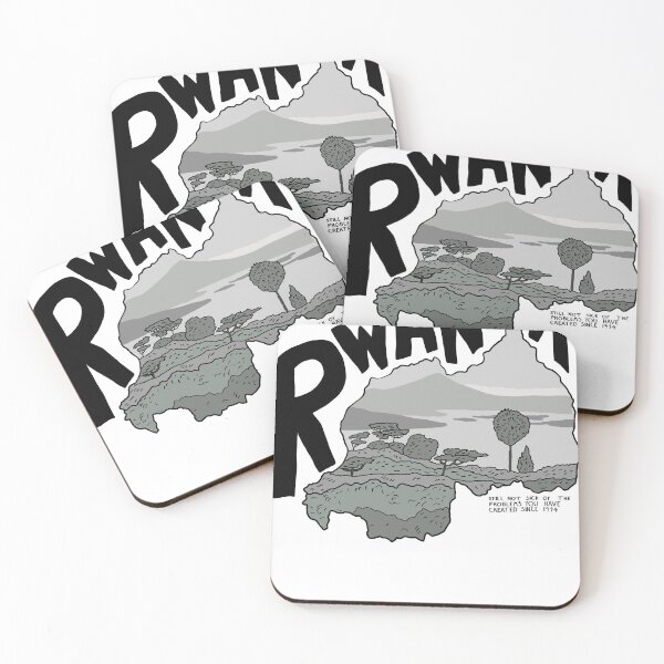 Item preview, Visit Rwanda - political t shirt designed and sold by BlackGlassApp.
