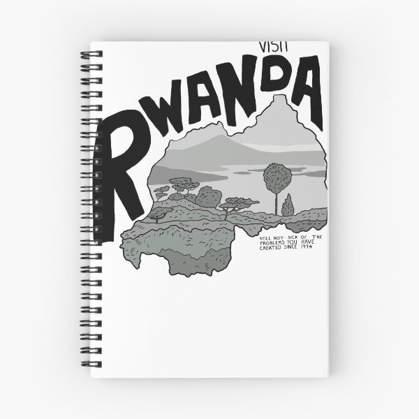 Item preview, Visit Rwanda - political t shirt designed and sold by BlackGlassApp.