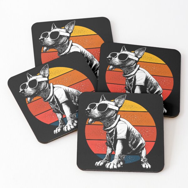 Item preview, Cool looking dog vintage style designed and sold by MudPuppet.