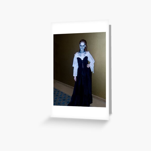 Lady Ghoul Greeting Card