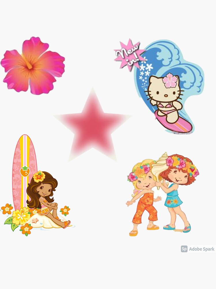 Coconut Girl Sticker Pack Sticker For Sale By Andreaellison Redbubble