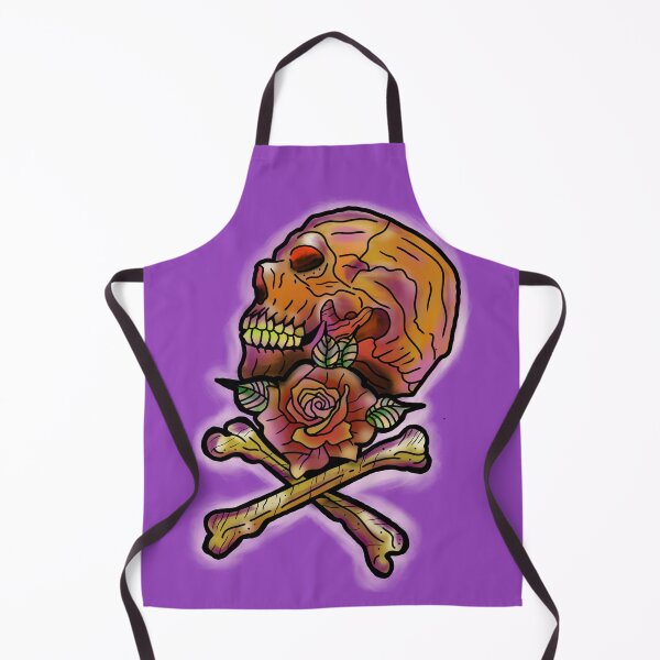 Item preview, Skull a rose and crossbones designed and sold by X1810x.