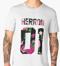 Zach Herron - Colorful Flowers Men's Premium T-Shirt