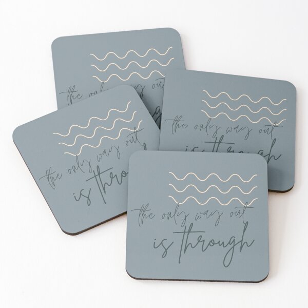 Item preview, The Only Way Out Is Through designed and sold by TherapyDesigns.