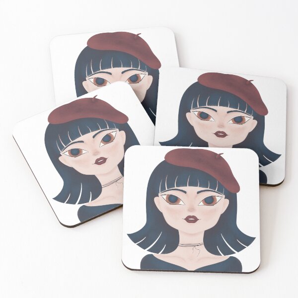 Item preview, Girl in a red beret designed and sold by RinaGrinchik.