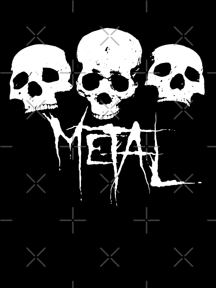 Thumbnail 2 of 2, Kids T-Shirt, METAL designed and sold by monsterplanet.