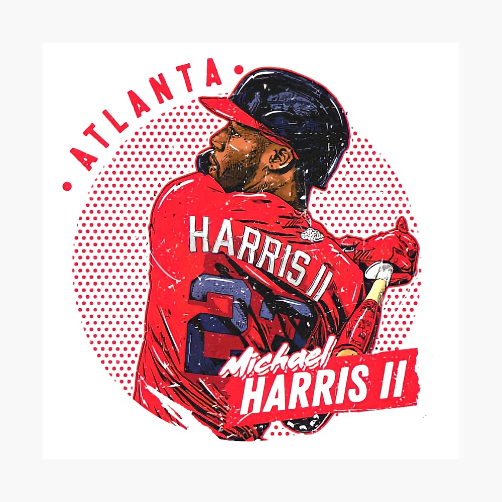 Michael Harris Ii Baseball Poster4 Art Poster for The Bedroom  Living Room Office And Other Environment Frame:20x30inch(50x75cm): Posters  & Prints