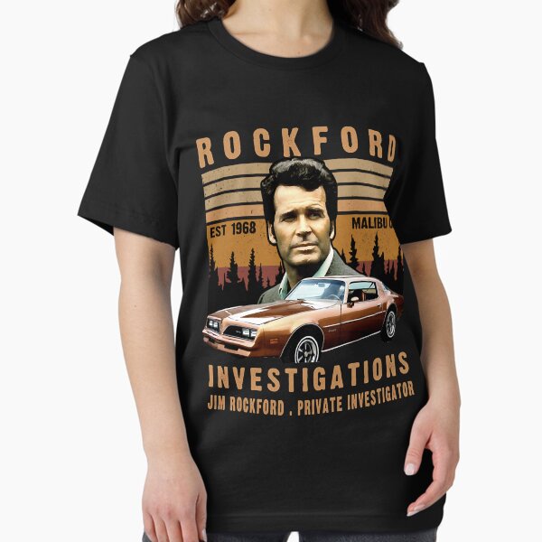 Vista previa del artículo con la obra «La camisa de Rockford Files jim rockford 1970_x27_s detective con regalos de Sayings para papá», diseñado y vendido por FavianPouros.