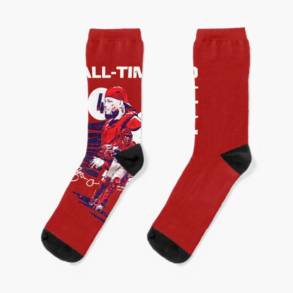 Men's Strideline Hank Aaron Swing Full Image Premium Crew Socks