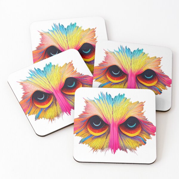 Item preview, Owl in Abstract Art Form - Created by Artificial Intelligence designed and sold by Created-by-AI.