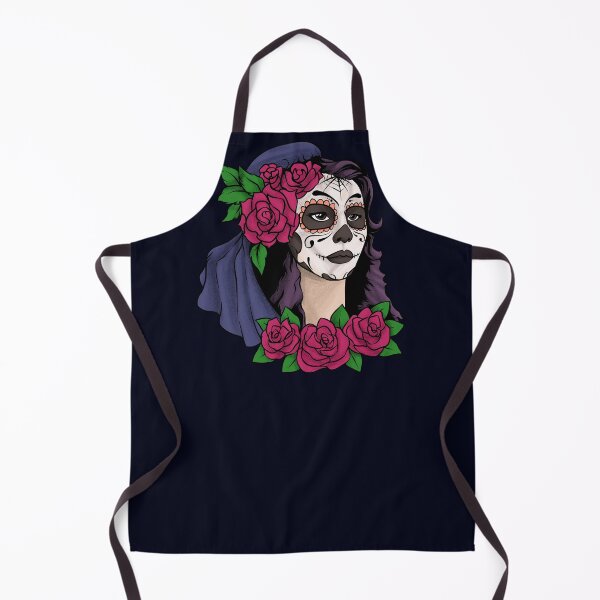 Item preview, Day of the Dead - Female Sugar Skull with Flowers designed and sold by madtoyman.