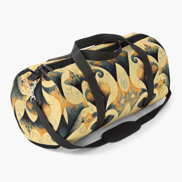 Item preview, Black and Gold Fractal Floral Diamonds on Ivory Yellow designed and sold by MysticAlgorithm.