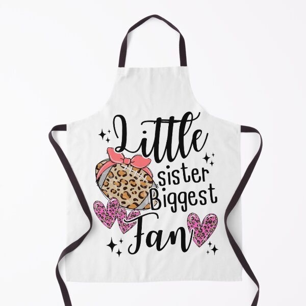 Item preview, Little Sister Biggest Fan Football Leopard (Football Sister Gift) designed and sold by i-longmanshop.