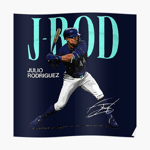 Julio Rodriguez Baseball Player Poster Canvas Poster Bedroom Decor Sports  Landscape Office Room Decor Gift Unframe: Unframe:16x24inch(40x60cm)