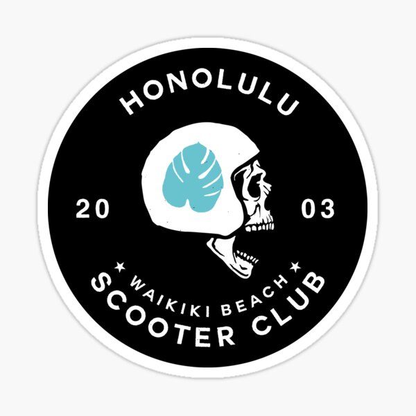 Honolulu-Roller-Verein Sticker