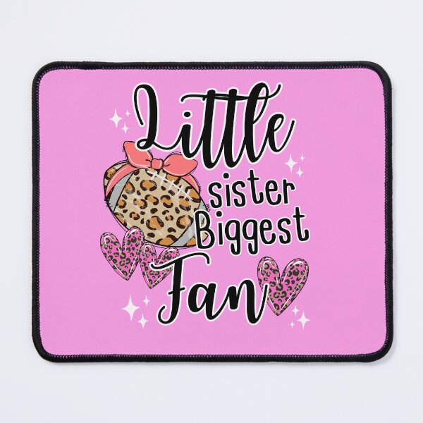 Item preview, Little Sister Biggest Fan Football Leopard (Football Sister Gift) designed and sold by i-longmanshop.