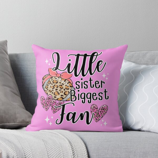 Item preview, Little Sister Biggest Fan Football Leopard (Football Sister Gift) designed and sold by i-longmanshop.
