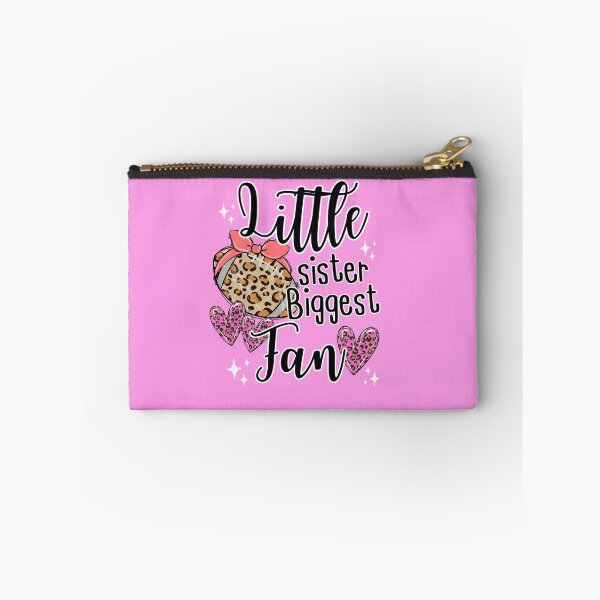 Item preview, Little Sister Biggest Fan Football Leopard (Football Sister Gift) designed and sold by i-longmanshop.