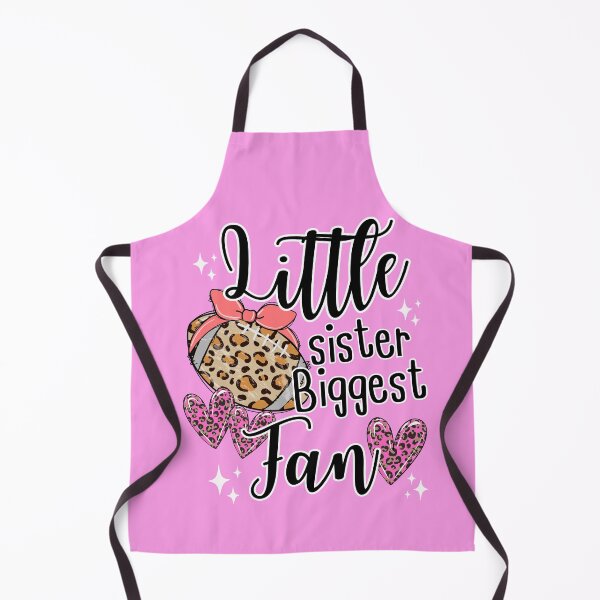 Item preview, Little Sister Biggest Fan Football Leopard (Football Sister Gift) designed and sold by i-longmanshop.
