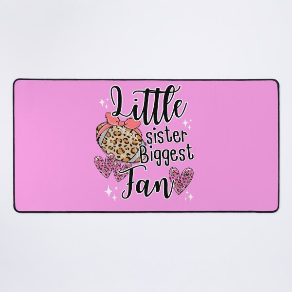 Item preview, Little Sister Biggest Fan Football Leopard (Football Sister Gift) designed and sold by i-longmanshop.