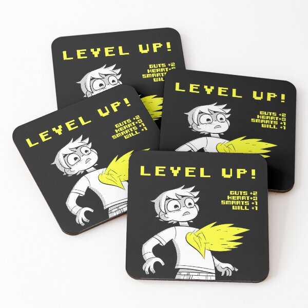 Item preview, Scott Pilgrim level up designed and sold by Anna Reutova.