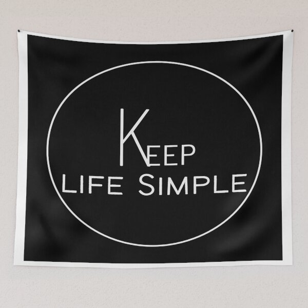Item preview, Keep Life Simple Positivity Quotes  designed and sold by LSNDesign.