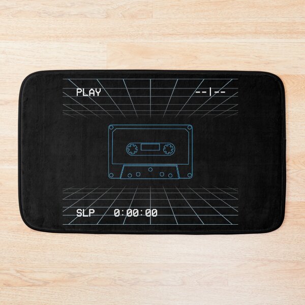 Item preview, Trippy Retrowave Synthwave Grid Cassette Tape no.2 designed and sold by ghost888.