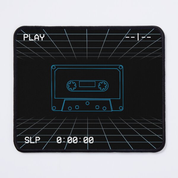 Item preview, Trippy Retrowave Synthwave Grid Cassette Tape no.2 designed and sold by ghost888.