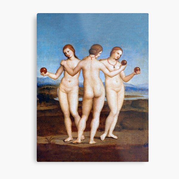 Aperçu de l'œuvre Trois Grâces 1504 - Raphaël Raffaello créée et vendue par Find-Art.