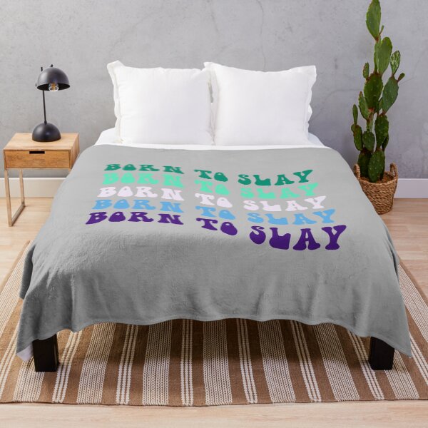 Item preview, BORN TO SLAY Trans Inclusive Gay Mens Pride Flag Text designed and sold by everything4eva.