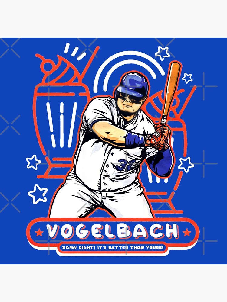 Daniel Vogelbach baseball Paper Poster Mets 4 - Daniel Vogelbach