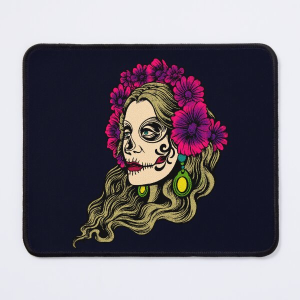 Item preview, Day of the Dead - Female Sugar Skull with Flowers designed and sold by madtoyman.