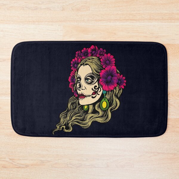 Item preview, Day of the Dead - Female Sugar Skull with Flowers designed and sold by madtoyman.