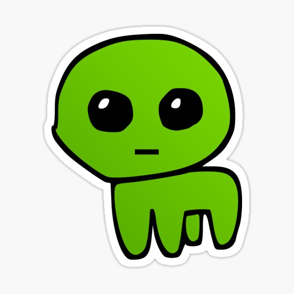 TBH Creature / Autism creature Green Sticker for Sale by Borg219467