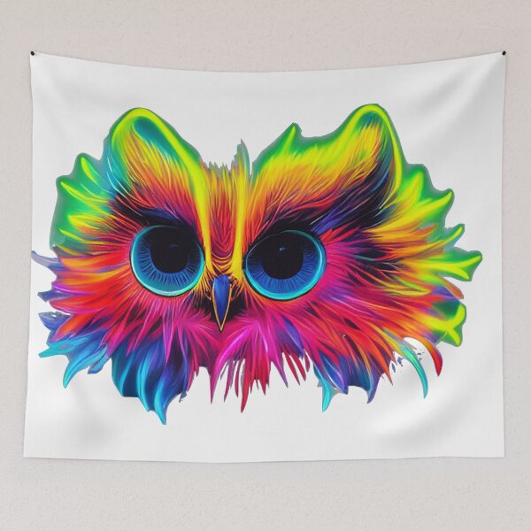 Item preview, Owl in Abstract Art Form - Created by Artificial Intelligence designed and sold by Created-by-AI.