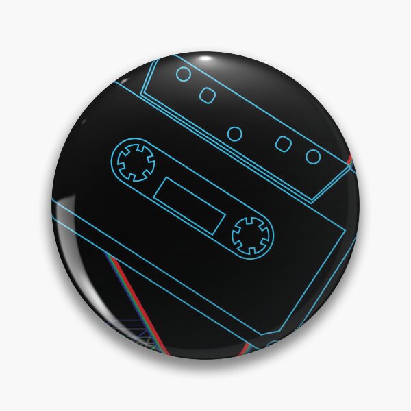 Item preview, Trippy Retrowave Synthwave Grid Cassette Tape no.3 designed and sold by ghost888.
