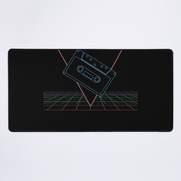 Item preview, Trippy Retrowave Synthwave Grid Cassette Tape no.3 designed and sold by ghost888.