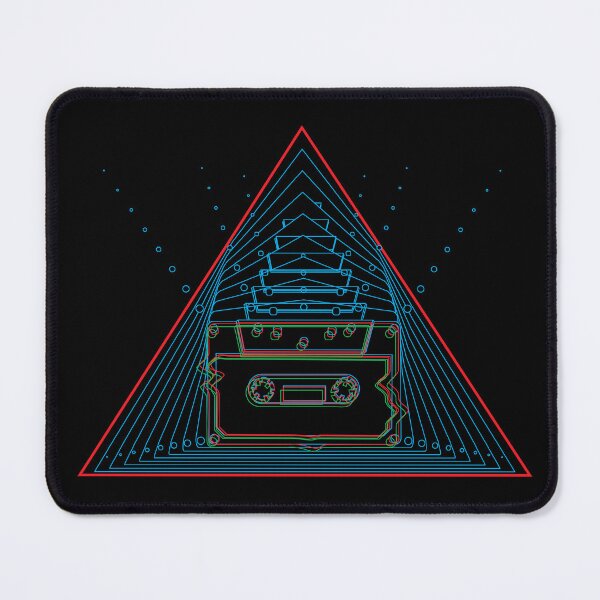 Item preview, Trippy Retrowave Synthwave Grid Cassette Tape no.4 designed and sold by ghost888.
