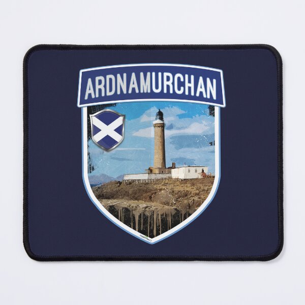 Item preview, Ardnamurchan Lighthouse Scottish Highlands Sticker & T-Shirt 01 designed and sold by OuterShellUK.