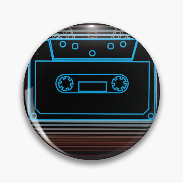 Item preview, Trippy Retrowave Synthwave Grid Cassette Tape no.5 designed and sold by ghost888.