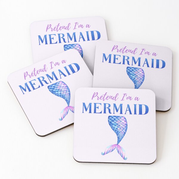 Item preview, Pretend I'm A Mermaid Girly Blue Purple Halloween Costume designed and sold by LoveSeasonz.