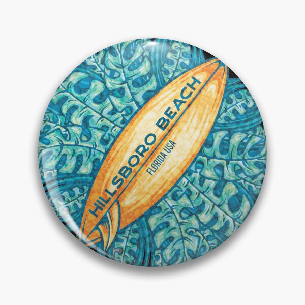 Item preview, Hillsboro Beach Tropical Surboard designed and sold by LanikaiBeach.