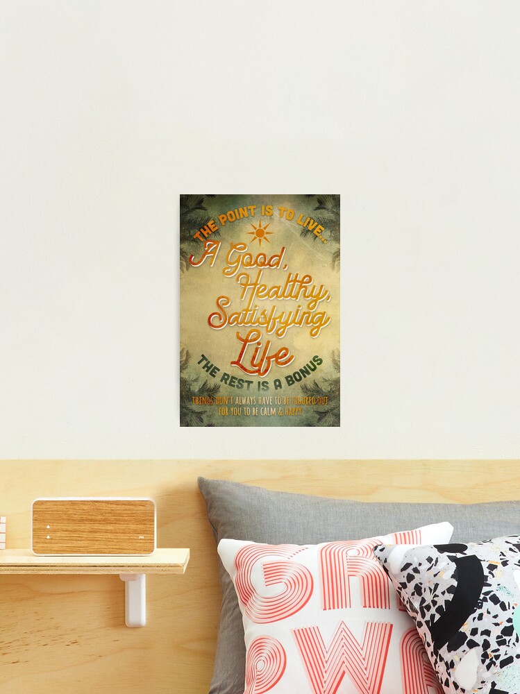 Thumbnail 2 of 3, Photographic Print, Inspirational Poster About Life designed and sold by anniedesigner.