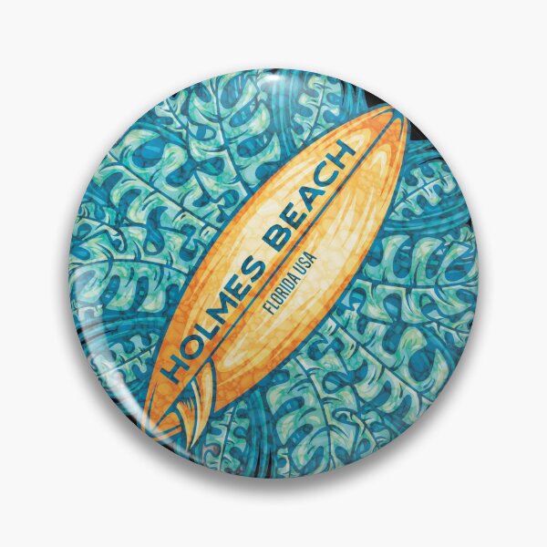 Item preview, Holmes Beach Tropical Surboard designed and sold by LanikaiBeach.