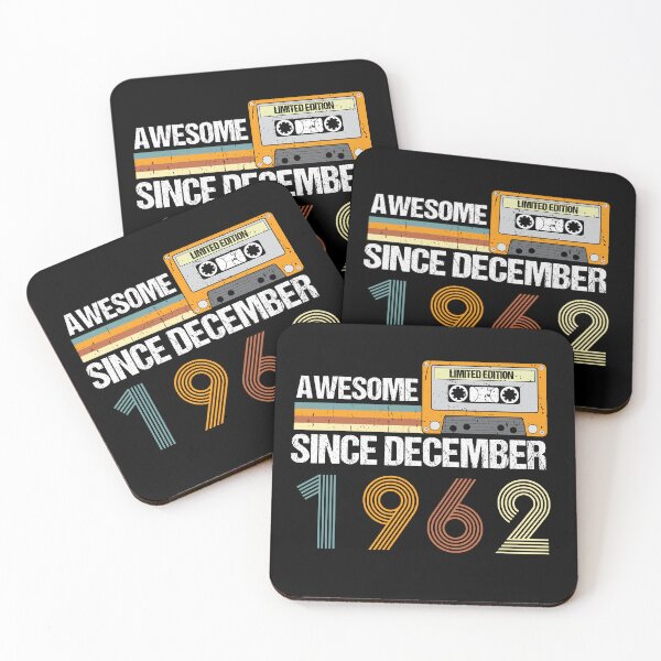 Item preview, Awesome Since December 1962 | 60th Birthday Gifts | 60 Years Old Gifts designed and sold by AMINE  ★★★★★.