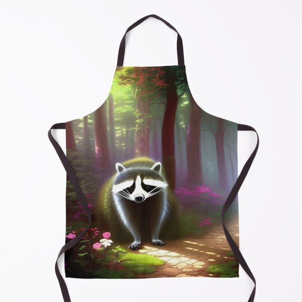 Artikelvorschau, Raccoon Forest Colorful Fantasy Art AI generierte Kunstwerke entworfen und verkauft von RaccoonUprising.