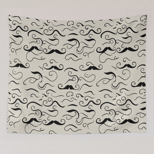 Aperçu de l'œuvre Mustache Pattern créée et vendue par Bratak.