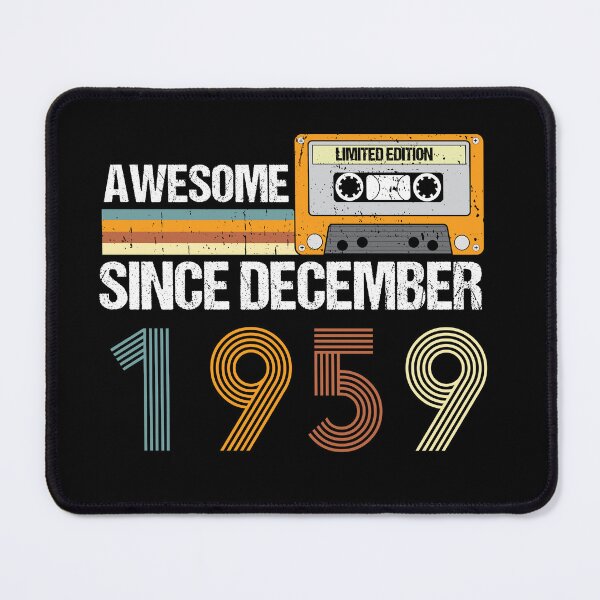 Item preview, Awesome Since December 1959 | 63th Birthday Gifts | 63 Years Old Gifts designed and sold by AMINE  ★★★★★.