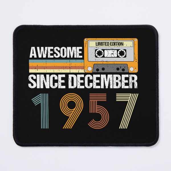 Item preview, Awesome Since December 1957 | 65th Birthday Gifts | 65 Years Old Gifts designed and sold by AMINE  ★★★★★.
