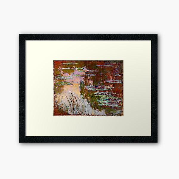 Item preview, Water-Lilies, Setting Sun Monet Fine Art designed and sold by Vicky Brago-Mitchell®.